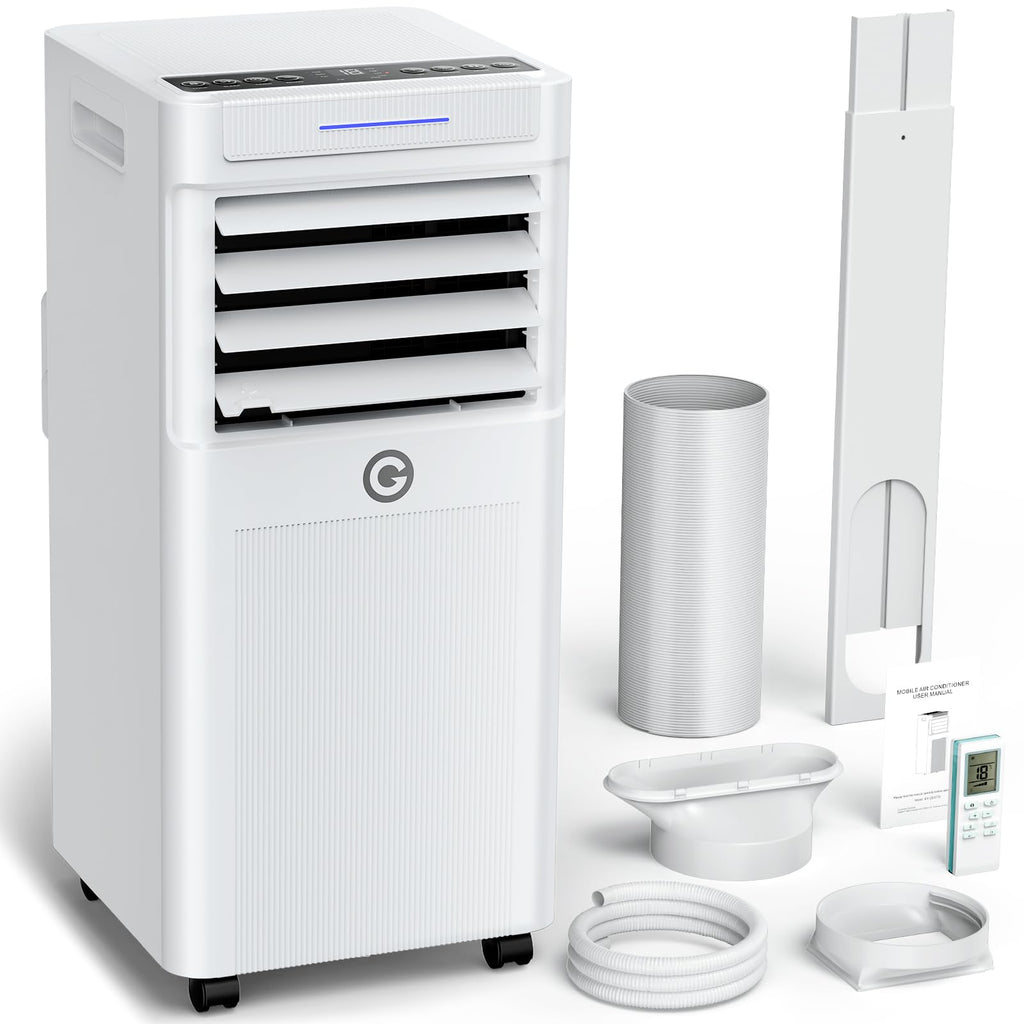 9000 BTU Portable Air Conditioner with Cooling, Fan & Dehumidifier Function